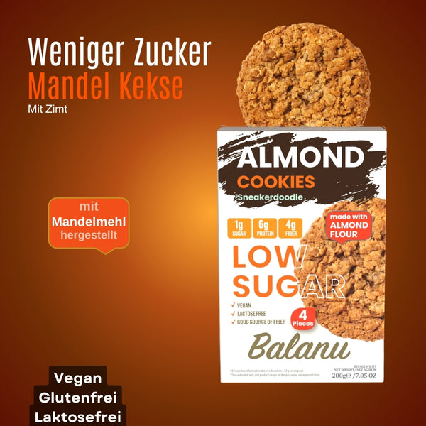 Low Sugar Mandelkekse 200 Gr
