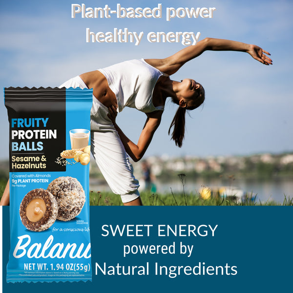 Fruity Protein-Bällchen mit Tahin & Haselnüssen 55 G x 6