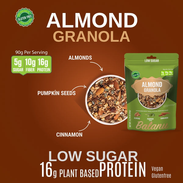 Mandel Granola 360 Gr