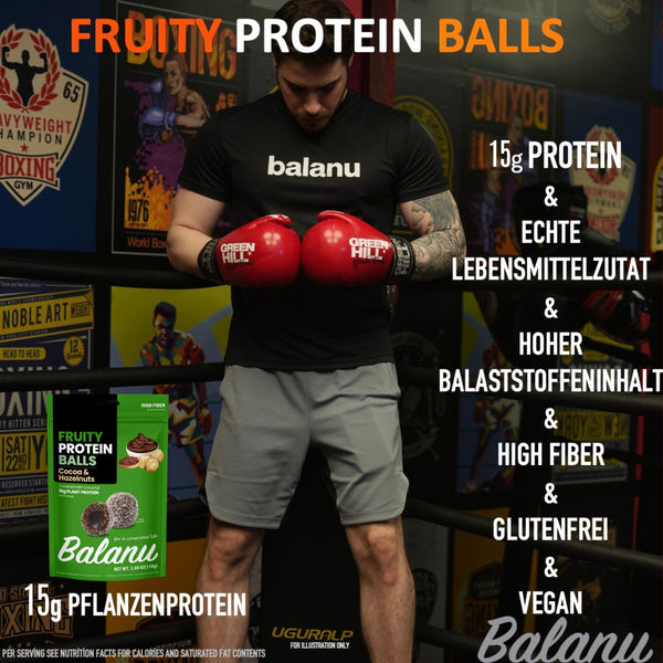 Protein Bällchen Kakao & Haselnüsse 110 Gr x 6