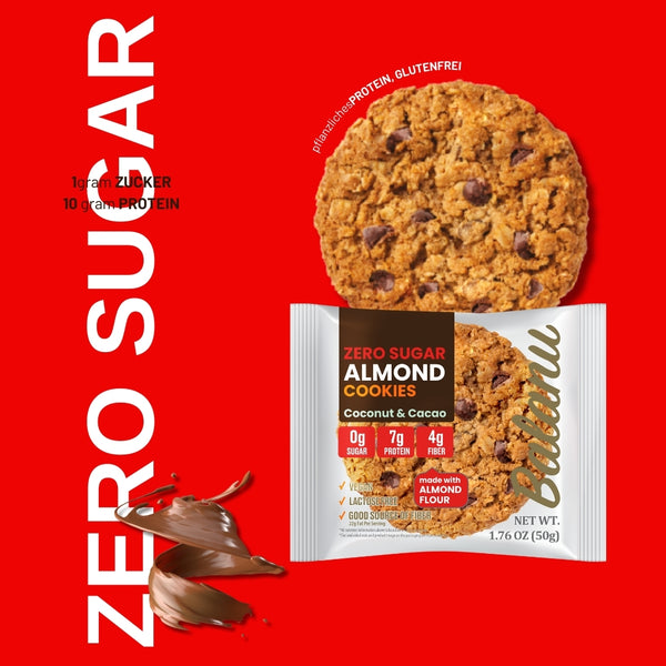 Zero Sugar Mandelkekse 50 Gr x 3