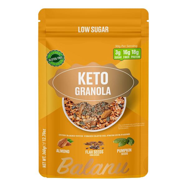 Keto Low Sugar Granola 360 gr