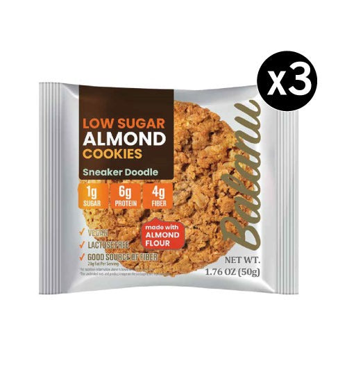 Low Sugar Mandelkekse 50 Gr x 3