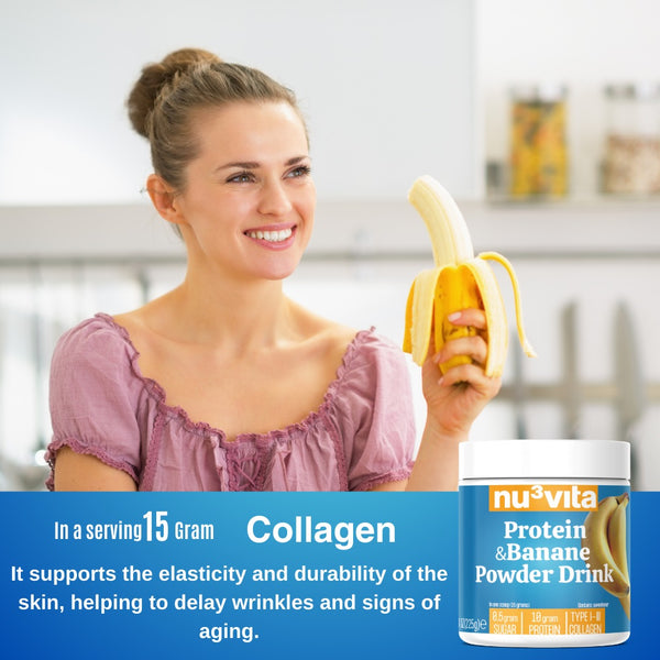 Bananen-Proteinpulver-Getränk 225 Gr