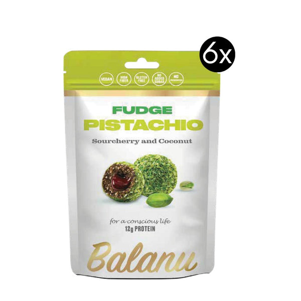 Fudge Sauerkirsche und Pistazie Snack 110 Gr x 6