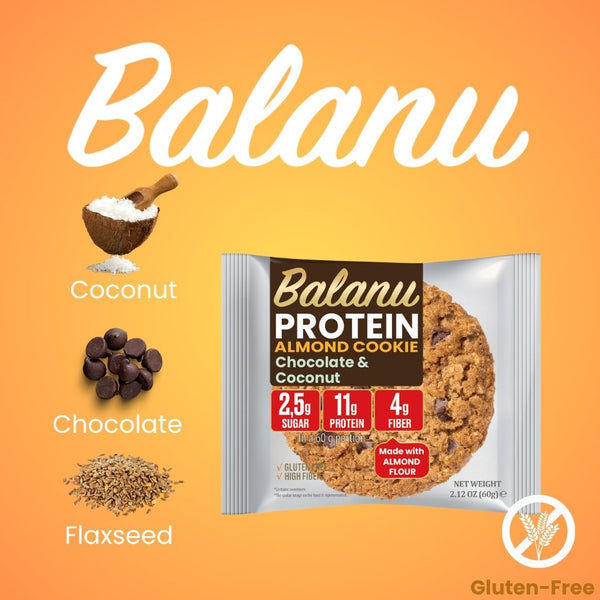 Balanu Protein-Schokolade & Kokos-Mandel-Keks 60g