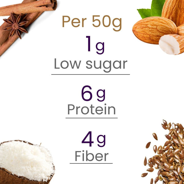 Balanu Niedrigzucker-Zimt-Mandelkeks 50g