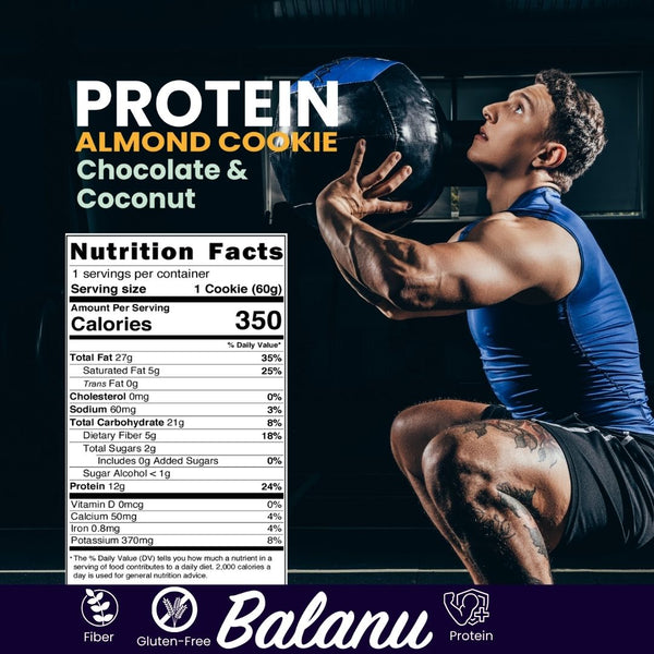 Balanu Protein-Schokolade & Kokos-Mandel-Keks 60g