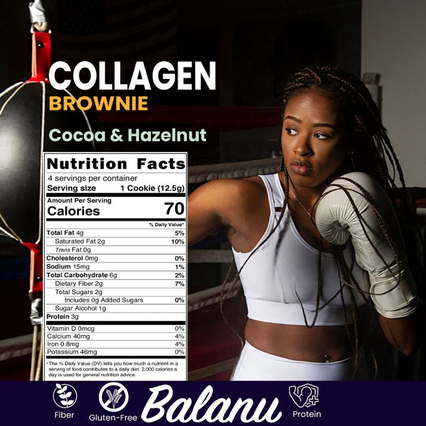 Balanu Kollagen-Kakao-Haselnuss-Brownie 50g