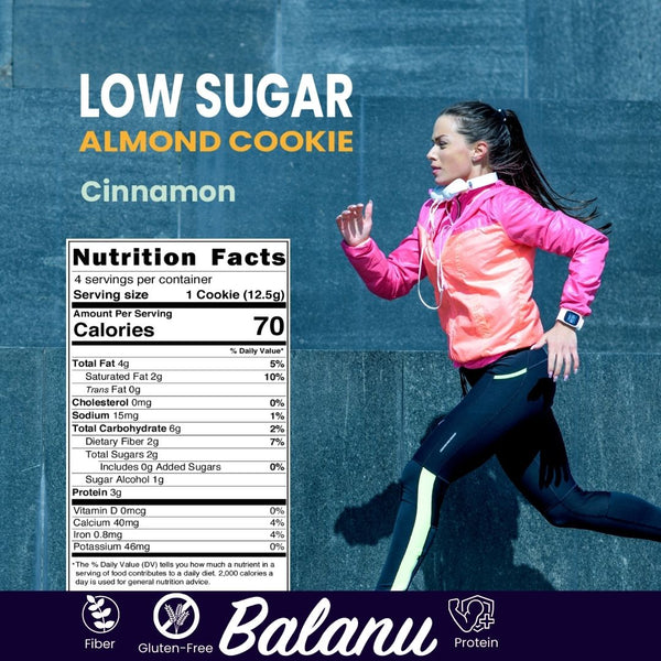 Balanu Niedrigzucker-Zimt-Mandelkeks 50g