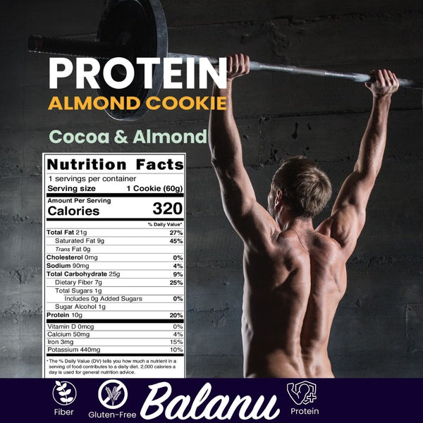 Balanu Protein-Mandelkeks mit Kakao 60g