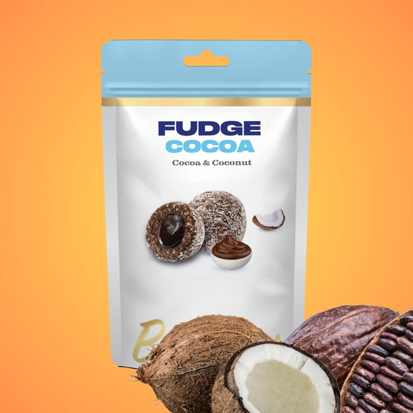Fudge Chocolate, Cocoa and Coconut 110 Gr x 6 