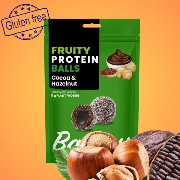 Fruchtige Kakao- & Haselnuss-Proteinbällchen 110g