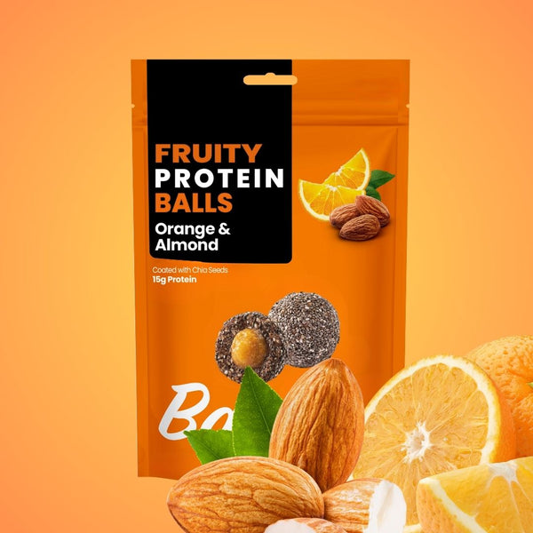 Fruity Protein Balls Orange &amp; Almonds 110 Gr x 6