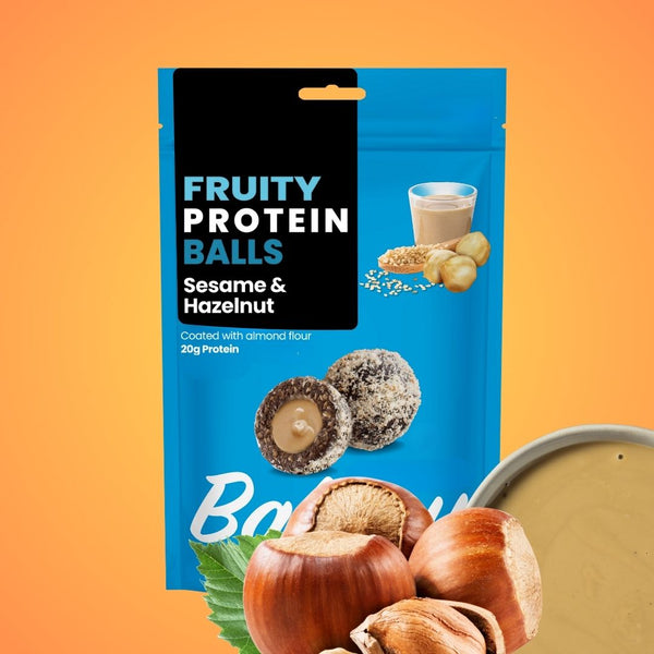Fruity Protein Balls with Tahini &amp; Hazelnuts 110 Gr x 6