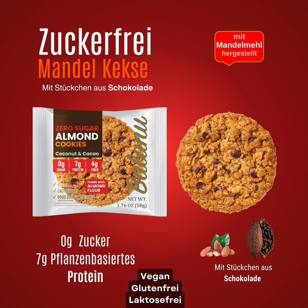 Zero Sugar Mandelkeks 50 Gr x 3