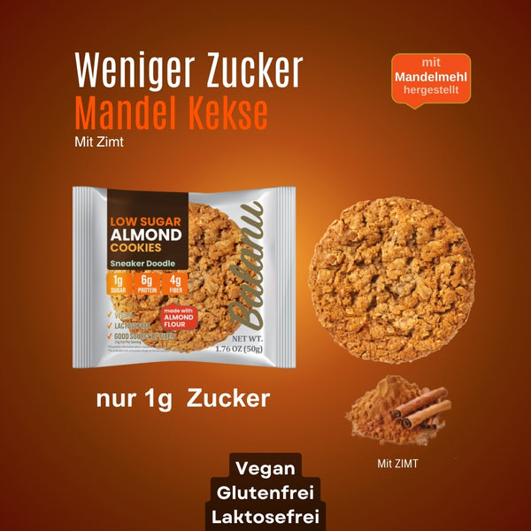 Low Sugar Mandelkeks 50 Gr x 3