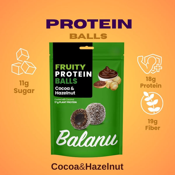 Protein Balls Cocoa &amp; Hazelnuts 110 Gr x 6