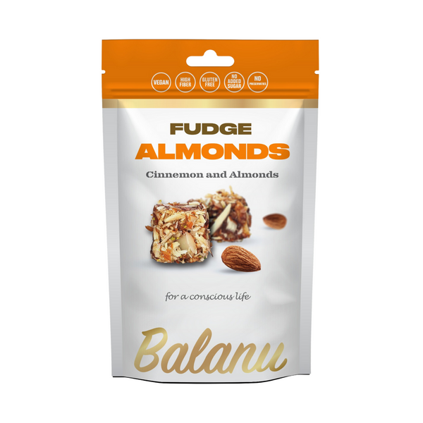 Fudge Almonds Cinnemon and Almonds 100g