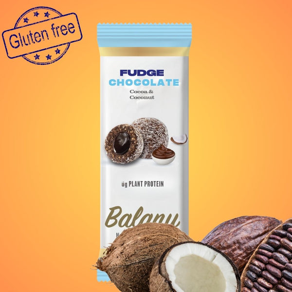 Kakaofruchtbällchen mit Kokosüberzug Fudge 55g x6 Stück