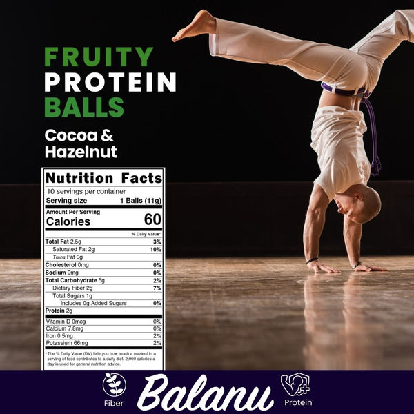 Protein Balls Cocoa &amp; Hazelnuts 110 Gr x 6