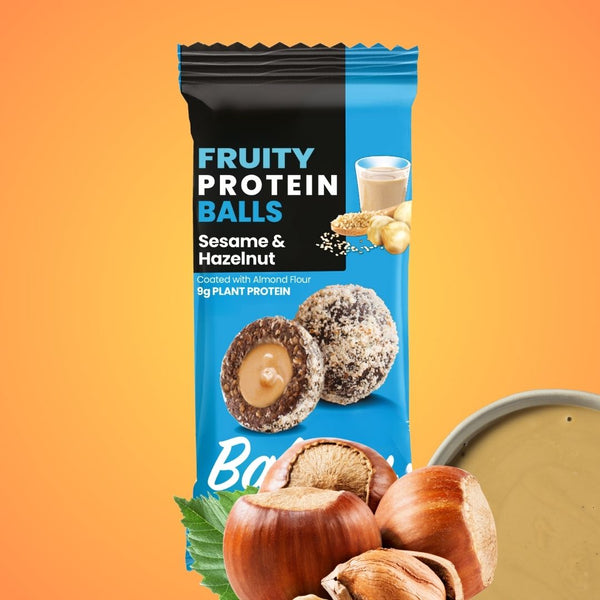 Fruity Protein Balls with Tahini &amp; Hazelnuts 55 G x 6 
