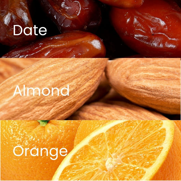 Fruchtige Orangen- & Mandel-Proteinbällchen 55g x6 Stück