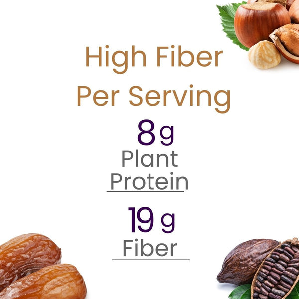 Fruchtige Kakao- & Haselnuss-Proteinbällchen 55g x6 Stück