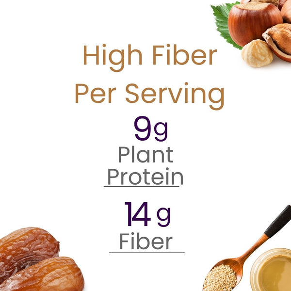 Fruchtige Tahini- & Haselnuss-Proteinbällchen 55g x 6 Stück