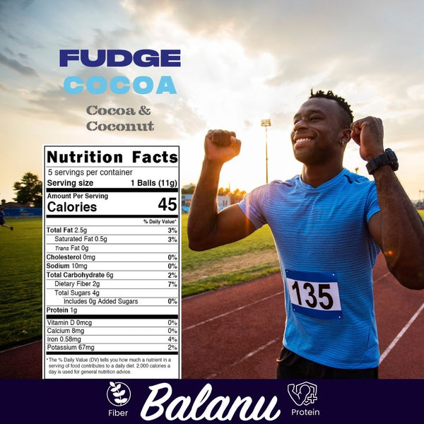 Fudge Chocolate Cocoa and Coconut 55 Gr x 6