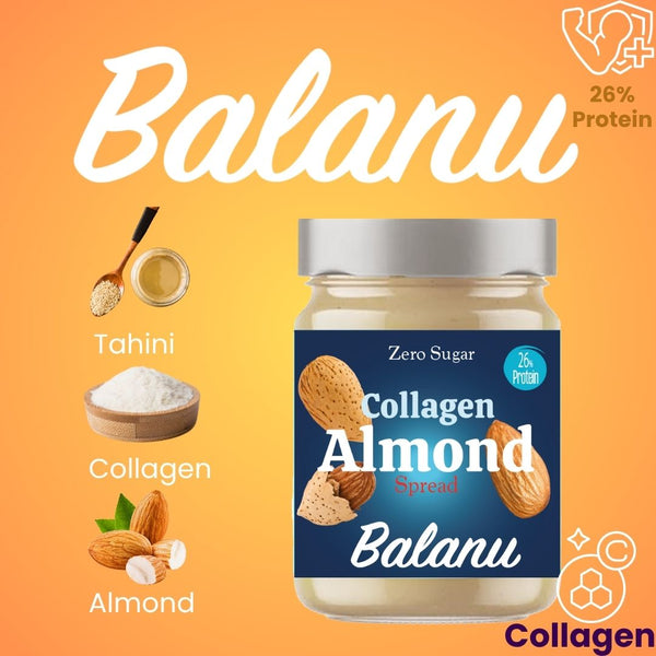 Balanu Mandelmus mit Kollagen 280g