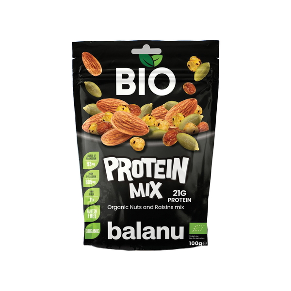Balanu Bio Protein Mix Organic Nuts and Raisins Mix 100 g