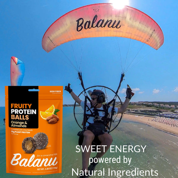 Fruity Protein Bällchen Orange & Mandeln 110 Gr x 6