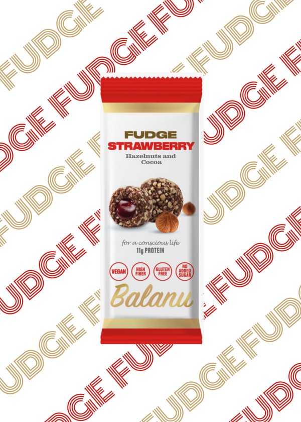 Fudge Strawberry Hazelnuts and Cocoa 55g x6