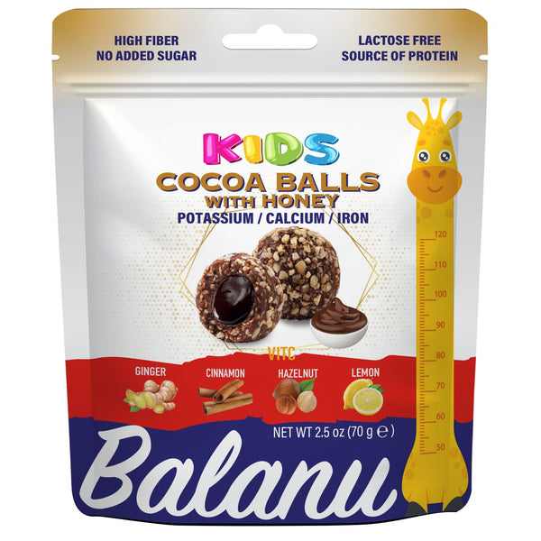 KIDS COCOA BALLS with HONEY