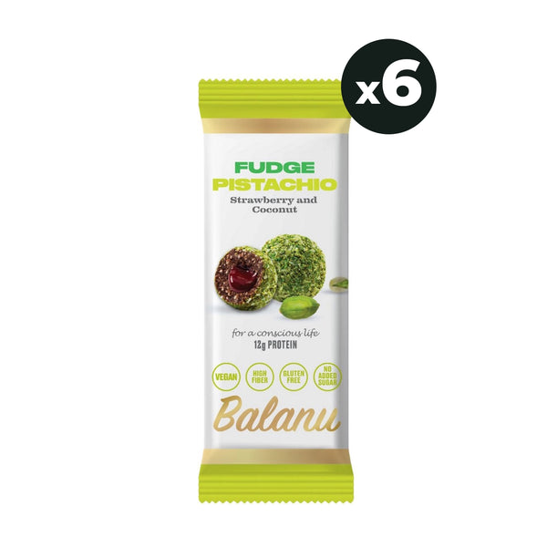 Fudge Cherry and Pistachio Snack 55g x6