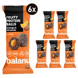 Balanu Fruity Protein Balls Orange & Almonds 55 g